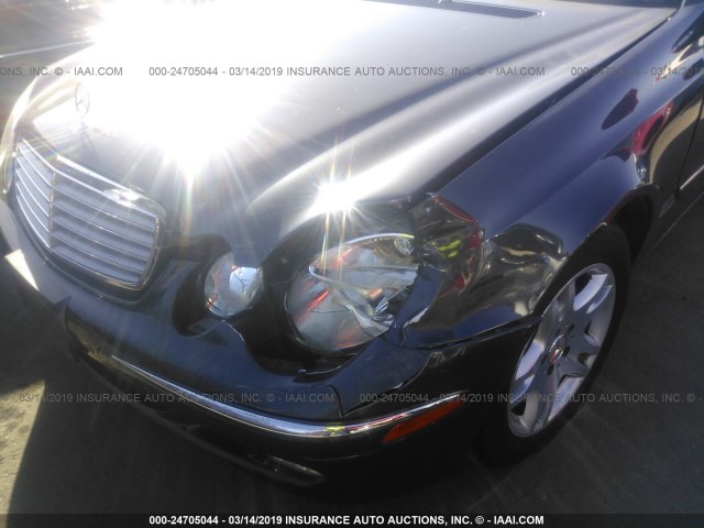 WDBUF65J14A452722 - 2004 MERCEDES-BENZ E 320 GRAY photo 6