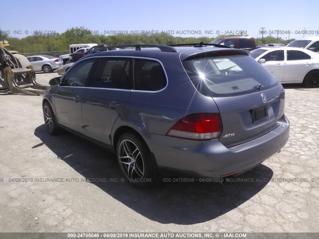 3VWTL8AJ9AM622134 - 2010 VOLKSWAGEN JETTA TDI GRAY photo 3