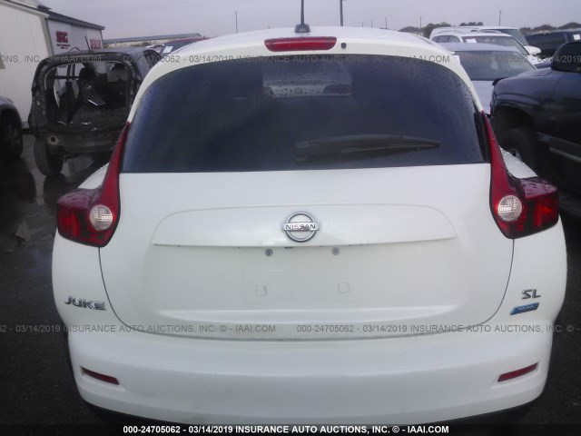 JN8AF5MR9CT103501 - 2012 NISSAN JUKE S/SV/SL WHITE photo 6