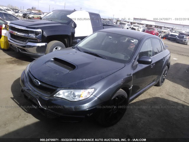 JF1GV7E65EG005401 - 2014 SUBARU IMPREZA WRX BLACK photo 2