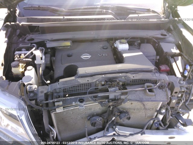 5N1AR2MN5GC614882 - 2016 NISSAN PATHFINDER S/SV/SL/PLATINUM BLACK photo 10