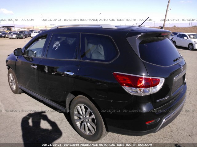 5N1AR2MN5GC614882 - 2016 NISSAN PATHFINDER S/SV/SL/PLATINUM BLACK photo 3