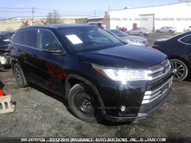 5TDJKRFH8GS353934 - 2016 TOYOTA HIGHLANDER XLE შავი ფოტო 1