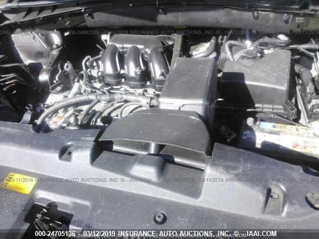 5TDJKRFH8GS353934 - 2016 TOYOTA HIGHLANDER XLE შავი ფოტო 10