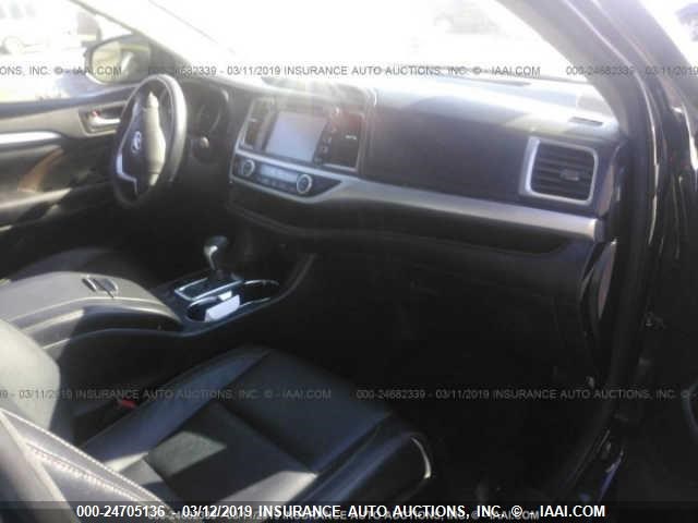 5TDJKRFH8GS353934 - 2016 TOYOTA HIGHLANDER XLE შავი ფოტო 5