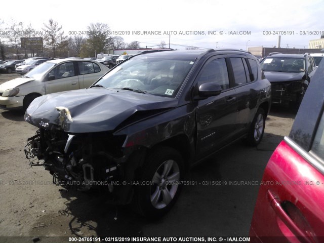 1C4NJDEB6FD216313 - 2015 JEEP COMPASS LATITUDE GRAY photo 2