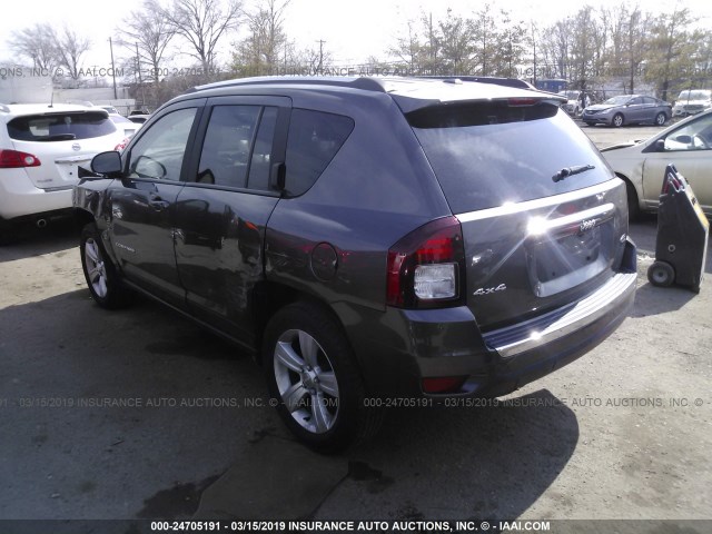 1C4NJDEB6FD216313 - 2015 JEEP COMPASS LATITUDE GRAY photo 3