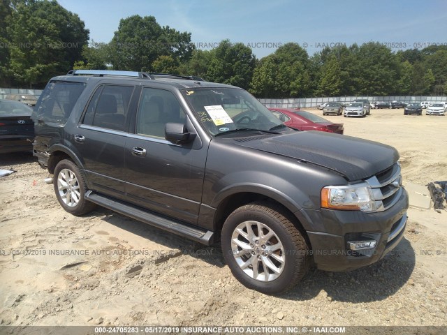 1FMJU1KT5HEA69704 - 2017 FORD EXPEDITION LIMITED GRAY photo 1