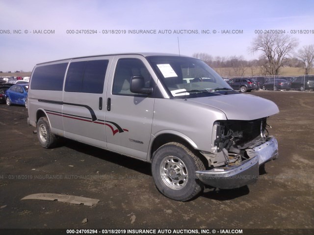 1GJHG39U551253170 - 2005 GMC SAVANA G3500 SILVER photo 1