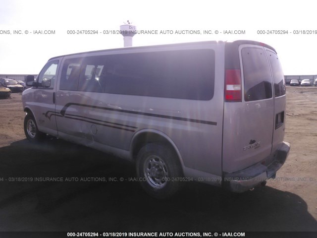 1GJHG39U551253170 - 2005 GMC SAVANA G3500 SILVER photo 3