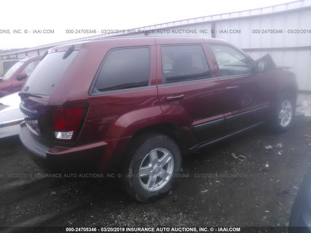 1J8GR48K67C664998 - 2007 JEEP GRAND CHEROKEE LAREDO/COLUMBIA/FREEDOM 栗色 照片 4