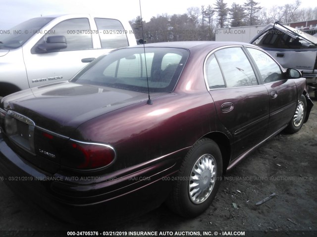 1G4HP54K35U218436 - 2005 BUICK LESABRE CUSTOM MAROON photo 4