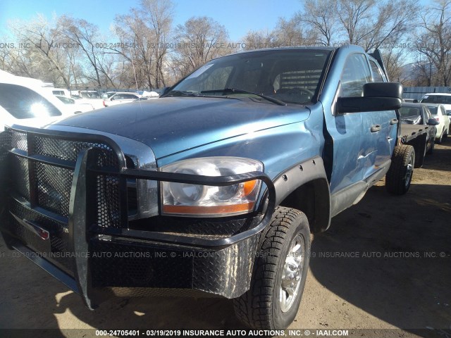 3D7KS28C56G127978 - 2006 DODGE RAM 2500 ST/SLT/LARAMIE BLUE photo 2