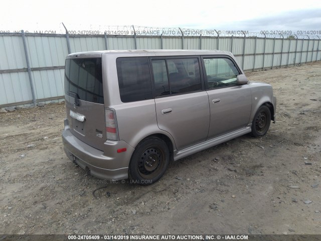 JTLKT334250184370 - 2005 TOYOTA SCION XB 银色 照片 4