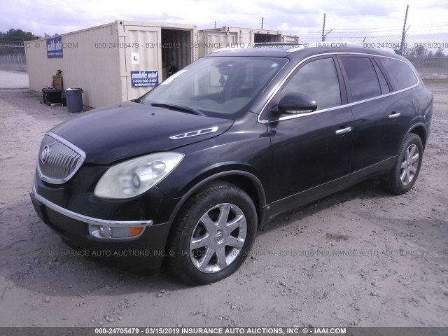 5GAER23D79J183573 - 2009 BUICK ENCLAVE CXL BLACK photo 2