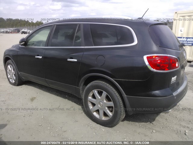 5GAER23D79J183573 - 2009 BUICK ENCLAVE CXL BLACK photo 3