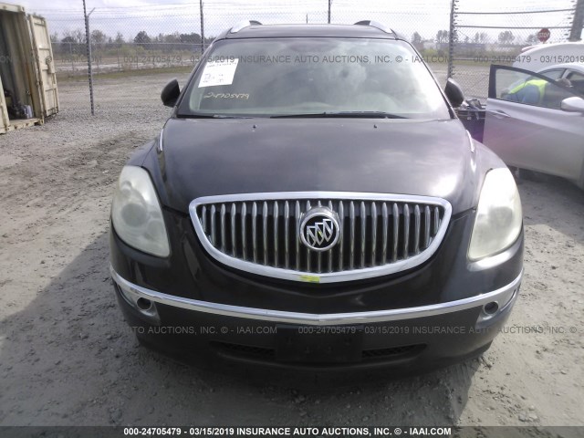 5GAER23D79J183573 - 2009 BUICK ENCLAVE CXL BLACK photo 6