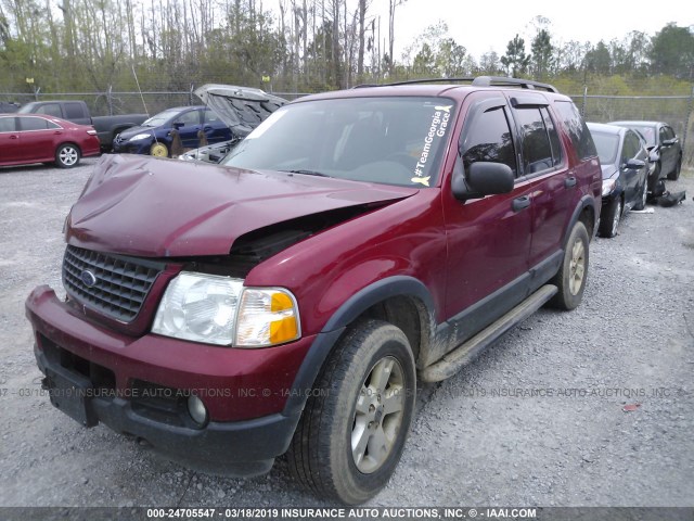 1FMDU73W13ZB14227 - 2003 FORD EXPLORER XLT/XLT SPORT/NBX RED photo 2