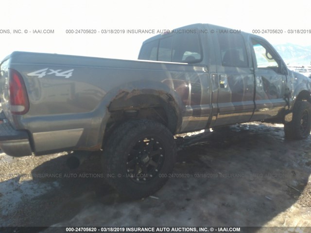 1FTSW31F62EC92027 - 2002 FORD F350 SRW SUPER DUTY GRAY photo 4