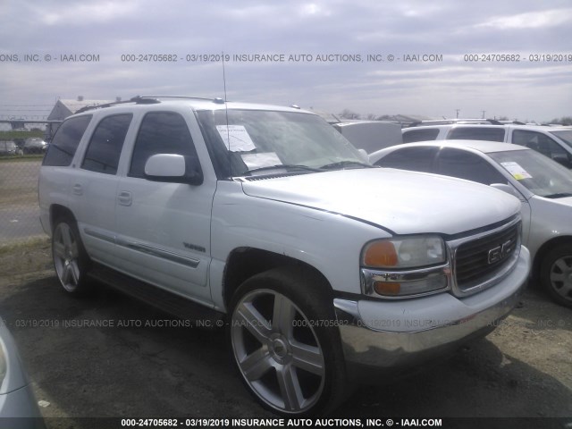 1GKEC13Z44R181896 - 2004 GMC YUKON WHITE photo 1