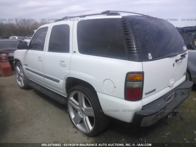 1GKEC13Z44R181896 - 2004 GMC YUKON WHITE photo 3