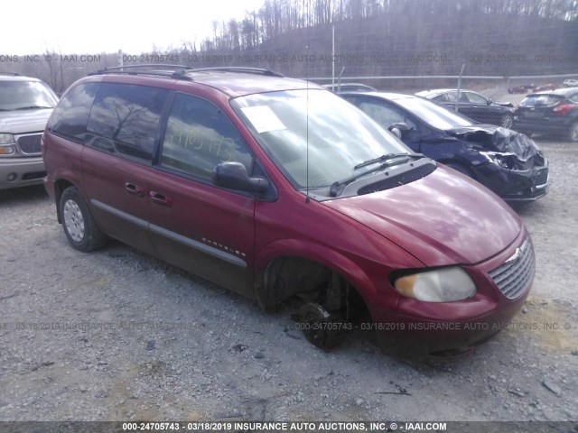 1C4GJ45301B141811 - 2001 CHRYSLER VOYAGER LX RED photo 1