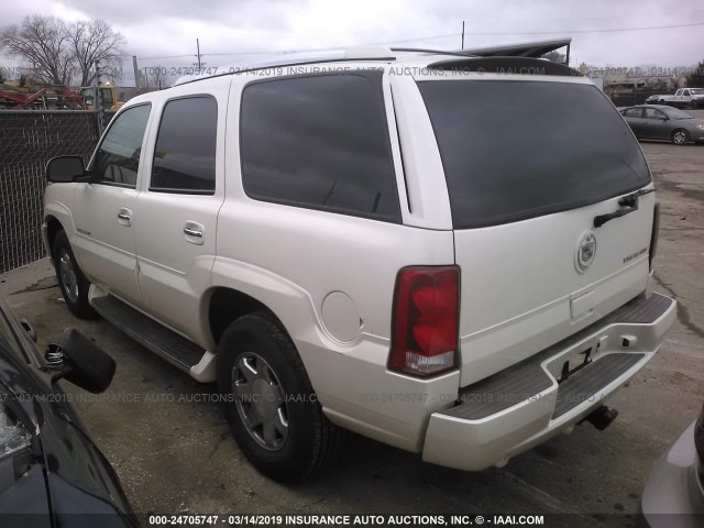 1GYEK63N73R151275 - 2003 CADILLAC ESCALADE LUXURY WHITE photo 3