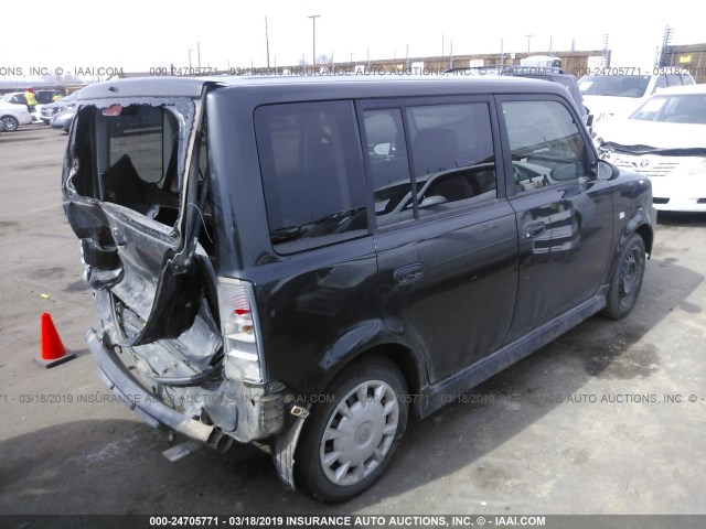 JTLKT334964112480 - 2006 TOYOTA SCION XB 黑色 照片 4