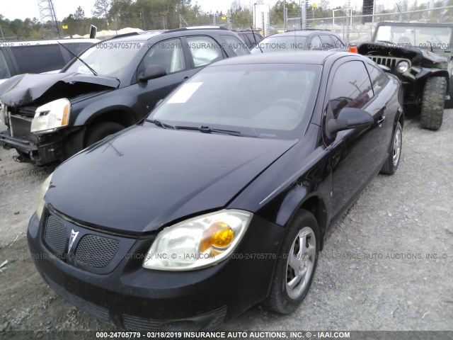 1G2AL15F977263317 - 2007 PONTIAC G5 BLACK photo 2