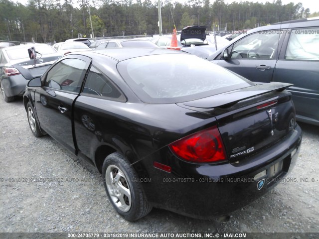 1G2AL15F977263317 - 2007 PONTIAC G5 BLACK photo 3