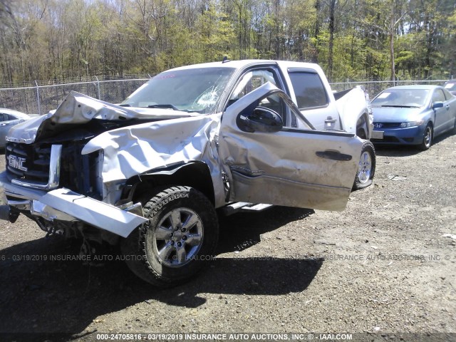 3GTP2VE34BG379060 - 2011 GMC SIERRA K1500 SLE SILVER photo 6