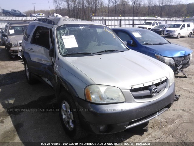 4F2YZ04184KM26458 - 2004 MAZDA TRIBUTE LX GRAY photo 1