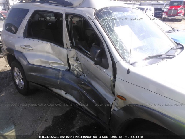 4F2YZ04184KM26458 - 2004 MAZDA TRIBUTE LX GRAY photo 6