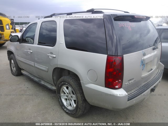 1GKFK130X7R116127 - 2007 GMC YUKON SILVER photo 3