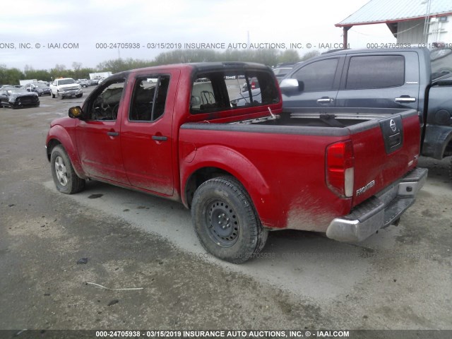 1N6AD07U48C451358 - 2008 NISSAN FRONTIER CREW CAB LE/SE/OFF ROAD RED photo 3