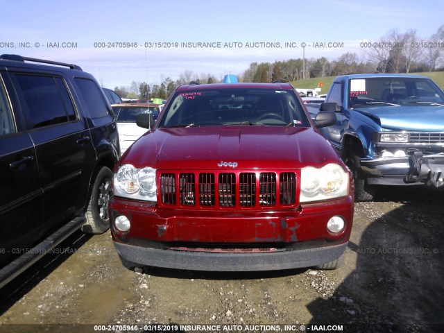 1J4GS48K55C633941 - 2005 JEEP GRAND CHEROKEE LAREDO/COLUMBIA/FREEDOM 红色 照片 1