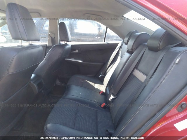 4T1BF1FK5EU783530 - 2014 TOYOTA CAMRY L/SE/LE/XLE RED photo 8