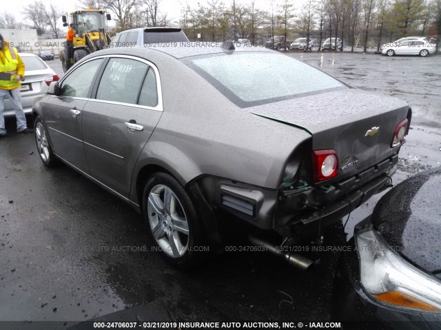 1G1ZC5E02CF231755 - 2012 CHEVROLET MALIBU 1LT 棕色 照片 3