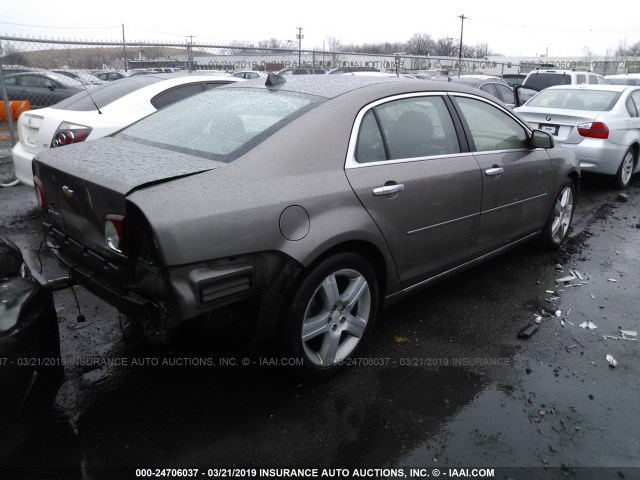 1G1ZC5E02CF231755 - 2012 CHEVROLET MALIBU 1LT 棕色 照片 4