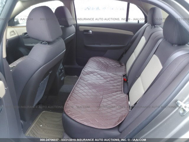 1G1ZC5E02CF231755 - 2012 CHEVROLET MALIBU 1LT 棕色 照片 8