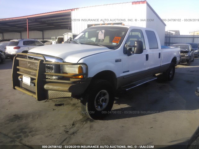 1FTSW31F3XEC41530 - 1999 FORD F350 SRW SUPER DUTY WHITE photo 2