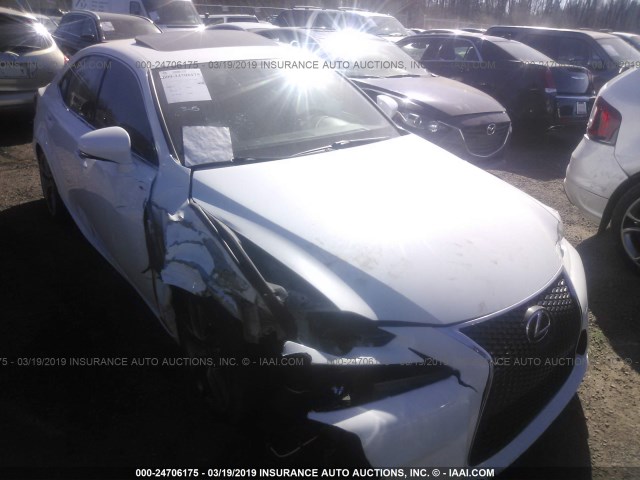 JTHBF1D24E5006689 - 2014 LEXUS IS 250 WHITE photo 1