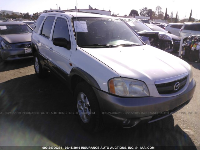 4F2YU08192KM01669 - 2002 MAZDA TRIBUTE LX/ES WHITE photo 1