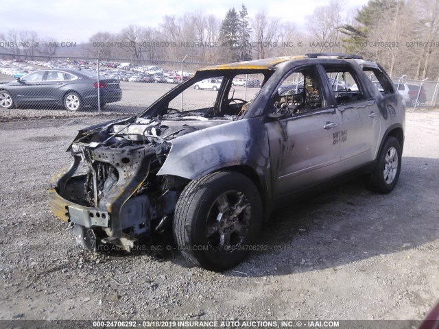 1GKLRLEDXAJ109890 - 2010 GMC ACADIA SLE SILVER photo 2