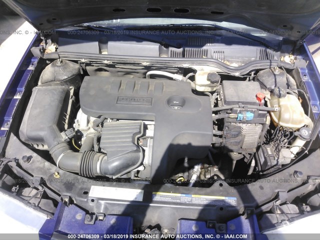 1G8AL55BX6Z190391 - 2006 SATURN ION LEVEL 3 BLUE photo 10