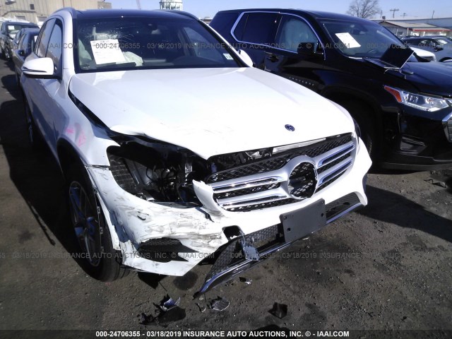 WDC0G4KB4KF551298 - 2019 MERCEDES-BENZ GLC 300 4MATIC WHITE photo 6