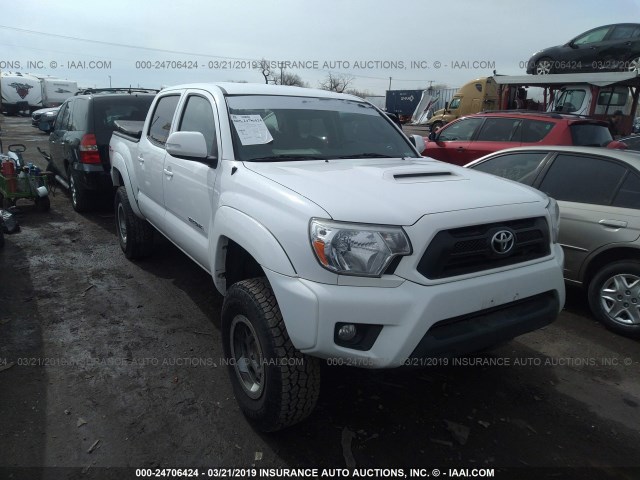 5TFLU4EN5EX097210 - 2014 TOYOTA TACOMA DOUBLE CAB 白色 照片 1