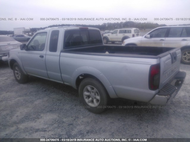 1N6DD26S51C328229 - 2001 NISSAN FRONTIER KING CAB XE SILVER photo 3