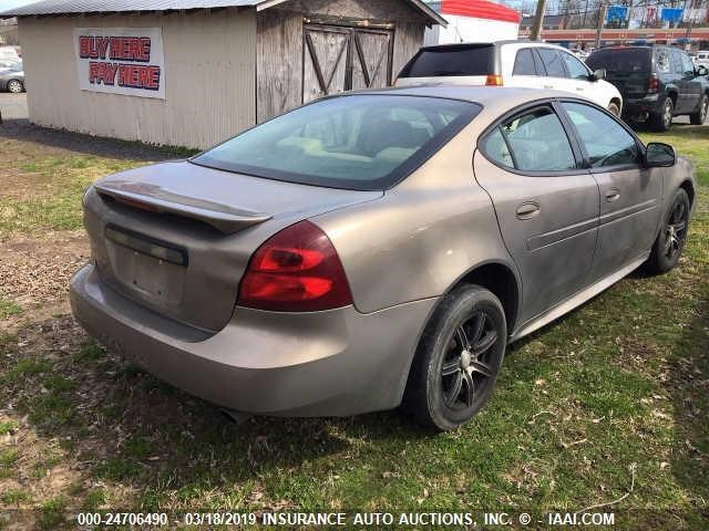 2G2WP552961142815 - 2006 PONTIAC GRAND PRIX BEIGE photo 4