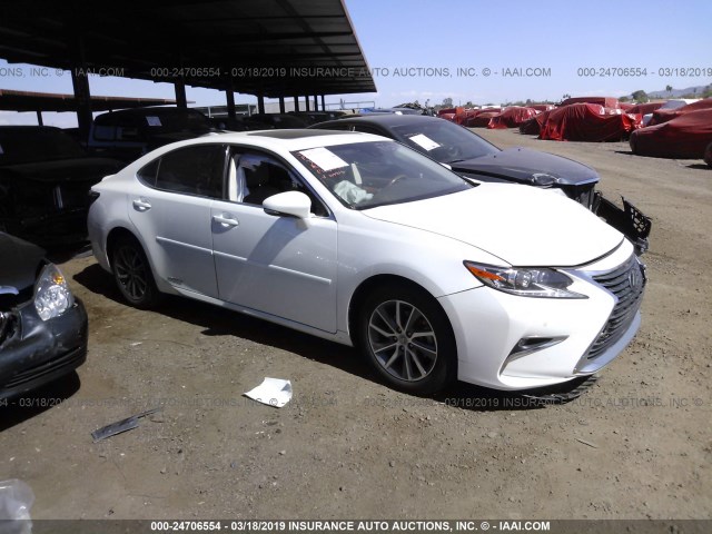 JTHBW1GG6G2109916 - 2016 LEXUS ES 300H WHITE photo 1